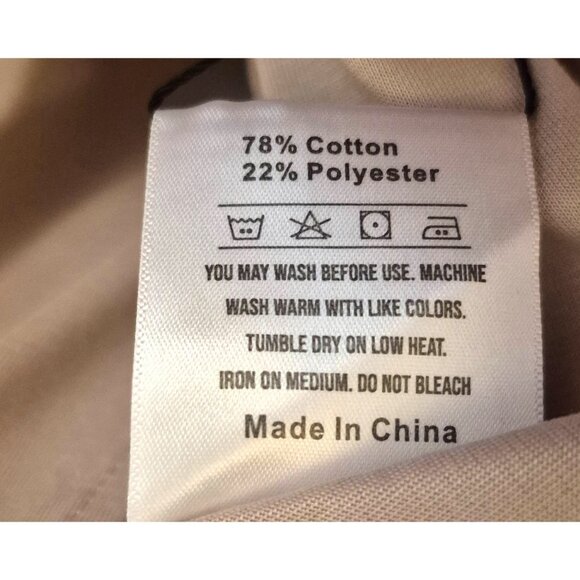 The Rare Basics Deep V Neck Short Sleeve Cotton Blend Top Size XXL NWT - Picture 8 of 9